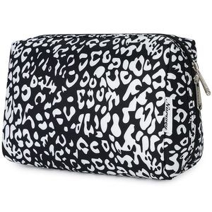 Cute Cheetah Makeup Bag Travel Cosmetic Bag Organizer Toiletry Bag Make Up🙊